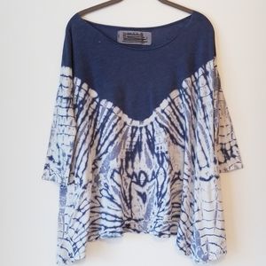 Free People Oversized Tie Dye Top SP